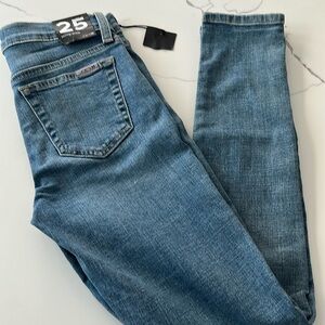 Joes Women’s Distressed Skinny Ankle Jeans Size 25 Blue New